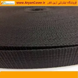 رول 50 متری نوار برزنت ضخیم سفت P2 دو پوده 5 سانت مشکی