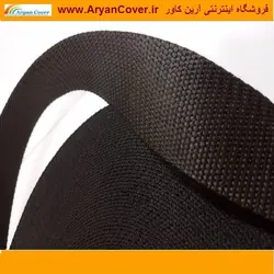 رول 50 متری نوار برزنت ضخیم سفت P2 دو پوده 5 سانت مشکی