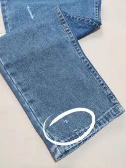 شلوار مام استایل مدل کمرگنی(مشکل خیاطی)