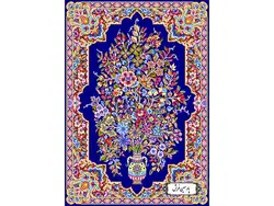 نخ و نقشه فرش زیرپایی نفیس جدید – کد NZ2853