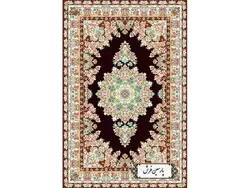 خرید نخ و نقشه فرش زیرپایی دستبافت  – کد NZ2822