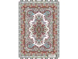 خرید نخ و نقشه فرش دستباف زیرپایی خطیبی – کد NZ2808