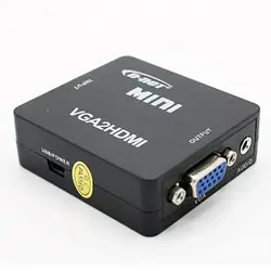 تبدیل مینی تصویر HDMI به VGAمناسب ps4 و دیگر دستگاه ها