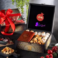 پک هدیه شب یلدا مدل توژال - فروشگاه اینترنتی رابین لند | قیمت خرید کادو-هدیه-دخترانه-برای همسر-دختر-پسر-ولنتاین-سازمانی
