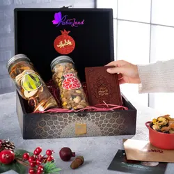 پک هدیه شب یلدا مدل شهداد - فروشگاه اینترنتی رابین لند | قیمت خرید کادو-هدیه-دخترانه-برای همسر-دختر-پسر-ولنتاین-سازمانی