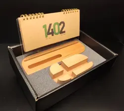 ست رومیزی چوبی کد 008 - فروشگاه اینترنتی رابین لند | قیمت خرید کادو-هدیه-دخترانه-برای همسر-دختر-پسر-ولنتاین-سازمانی