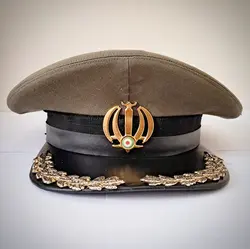 کلاه قدیمی تشریفات نظامی سرهنگ نیروی زمینی ارتش نزاجا