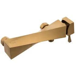 شیر توالت ریسکو مدل اسکرو طلایی خش دار