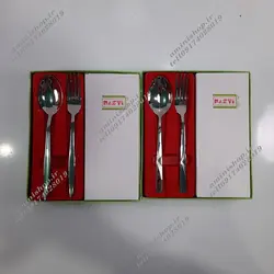 ست قاشق چنگال راستی