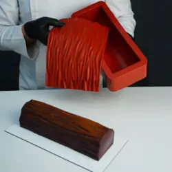 تکسچر | ایران کوک | تکسچر سلیکونی طرح چوب | فرم دهنده دسر |