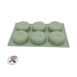 خرید قالب سیلیکونی 6 گل - خرید قالب سیلیکونی 6 گل با ارزانترین قیمت - فروشگاه ایران کوک