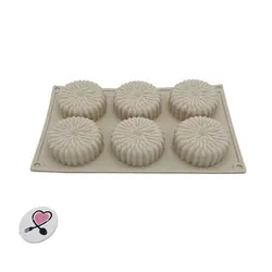 خرید قالب سیلیکونی 6 گل - خرید قالب سیلیکونی 6 گل با ارزانترین قیمت - فروشگاه ایران کوک