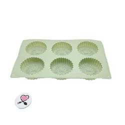 خرید قالب سیلیکونی 6 گل - خرید قالب سیلیکونی 6 گل با ارزانترین قیمت - فروشگاه ایران کوک