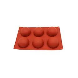 خرید قالب سیلیکونی توپی 6 عددی با ارسال رایگان و امکان پرداخت در محل - فروشگاه ایران کوک