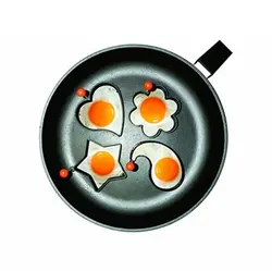 قالب تفلون چهار عددی | فروشگاه ایران کوک | قالب کوکو | قالب کتلت | قالب تفلون |