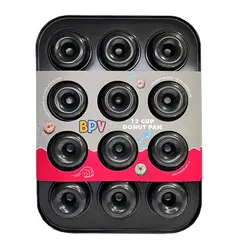 خريد قالب دونات تفلون ۱۲ عددیقالب دونات تفلون ۱۲ عددی - فروشگاه ایران کوک