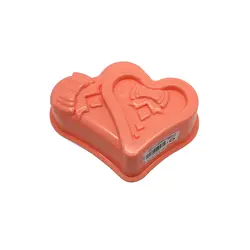 قالب ژله پلاستیکی طرح قلب و پاپیون | قالب ژله و دسر پلاستیکی | فروشگاه ایران کوک