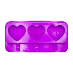 قالب سیلیکون پاپسیکل قلب 3 عددی ، ارسال رایگان، پرداخت در محل - فروشگاه ایران کوک