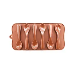 قالب سيليكونی شكلات طرح قاشق - فروشگاه ایران کوک