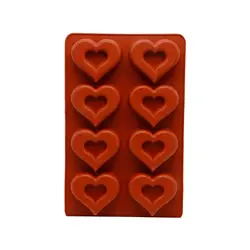 قالب سیلیکون ساوارین قلب بزرگ 8 عددی - فروشگاه ایران کوک