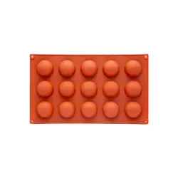 قالب سیلیکون نیم کره 15 عددی قطر 4، سریع ترین زمان ارسال، فروشگاه ایران کوک
