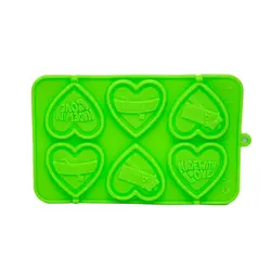 قالب شکلات سیلیکون قلب 6 عددی - فروشگاه ایران کوک