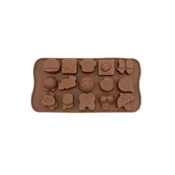 قالب شکلات سیلیکونی 15 طرح فانتزی، ارسال رایگان - فروشگاه ایران کوک