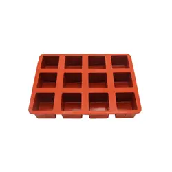 قالب سیلیکونی مکعب مربع 12 خانه، ارسال رایگان، پرداخت در محل - فروشگاه ایران کوک