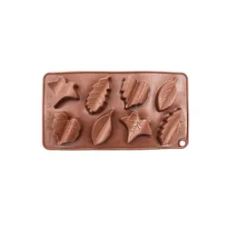 خريد قالب شکلات برگ 8 تاییقالب شکلات برگ 8 تایی - فروشگاه ایران کوک