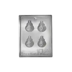 قالب طلقی بابانوئل کوچک، ارسال رایگان، پرداخت در محل - فروشگاه ایران کوک