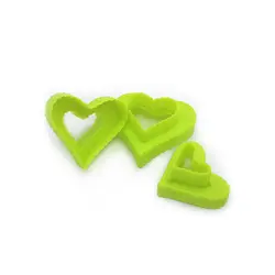 کاتر 3 تیکه دو طرفه دالبر دار طرح قلب، ارسال رایگان، پرداخت در محل - فروشگاه ایران کوک