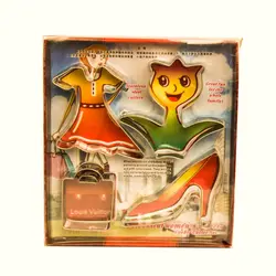 خرید کاتر برش 4 تایی طرح دخترانه استیلکاتر برش 4 تایی طرح دخترانه - فروشگاه ایران کوک