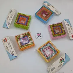 کاتر برش مربع 6 تیکه کنگره دار پلاستیکی، سریع ترین زمان ارسال، فروشگاه ایران کوک