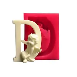 ملد حروف D فرشته دار، ارسال رایگان، پرداخت در محل - فروشگاه ایران کوک