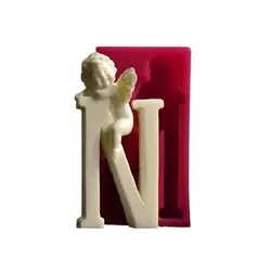 ملد حروف N فرشته دار، ارسال رایگان، پرداخت در محل - فروشگاه ایران کوک