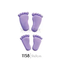 ملد رد پای 4 عددی کد 1158، ارسال رایگان، پرداخت در محل - فروشگاه ایران کوک