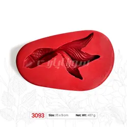 ملد ماهی سه دم 3 بعدی بزرگ کد 859، ارسال رایگان، پرداخت در محل - فروشگاه ایران کوک