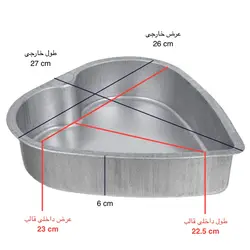 خرید قالب گالوانیزه قلب متوسط - خرید اینترنتی قالب گالوانیزه موج با ارسال رایگان - فروشگاه ایران کوک