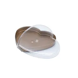 ظرف کریستال قلب کف طلایی - فروشگاه ایران کوک