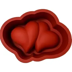 خريد قالب سیلیکون قلب دوتکهقالب سیلیکون قلب دوتکه - فروشگاه ایران کوک