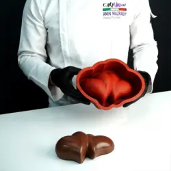 خريد قالب سیلیکون قلب دوتکهقالب سیلیکون قلب دوتکه - فروشگاه ایران کوک