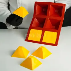 قالب سیلیکون هرم 6 خانه - فروشگاه ایران کوک