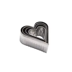 خرید کاتر برش قلب 4 تایی با ارسال رایگان، امکان پرداخت در محل - فروشگاه ایران کوک