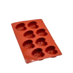 قالب سیلیکون قلب سه بعدی 8 عددی - فروشگاه ایران کوک