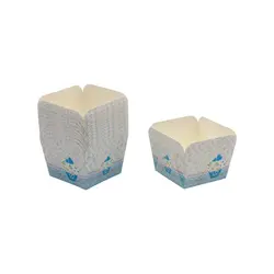 کپسول مافین مربع آبی - فروشگاه ایران کوک