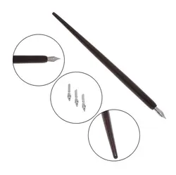 قلم خوشنویسی و انیمه مانگا فلزی مموری بسته 3 عددی