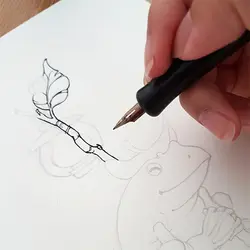 قلم خوشنویسی و انیمه مانگا فلزی مموری بسته 3 عددی