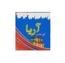 گچ تخته سیاه آریا بسته 6 عددی رنگی
