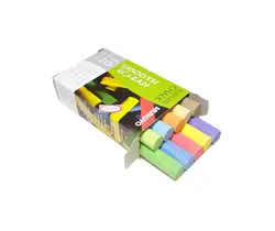 گچ تخته سیاه مانگیو بسته 10 عددی رنگی