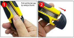 ست کاتر 2 عددی همراه با تیغه یدک